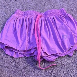 Vibrant Purple Women's Athletic Shorts